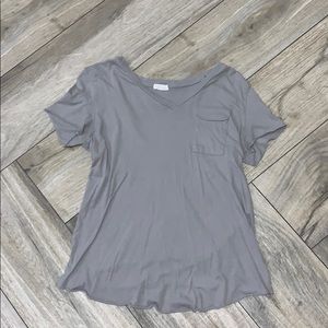 Grey Pocket-tee
